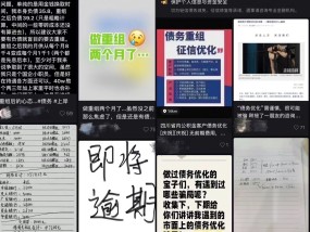 
          
            起底个人“债务重组”中介：引导“借新还旧”，称帮忙垫资，年化费率竟高达52%！
        